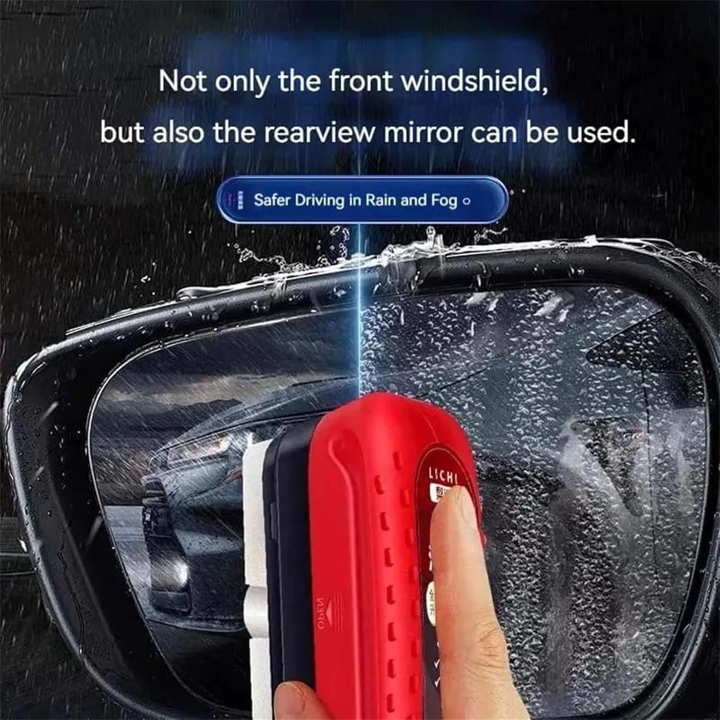 2 in 1 Car Windshield Water Wiper & Glass Cleaner Sponge