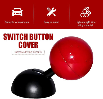 Retro Joystick Push Start Button Cover For Cars